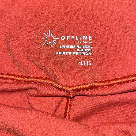 NWT Offline by Aerie Real Me Xtra athletic Flare Workout Leggings Pants Size XL - Picture 5 of 8